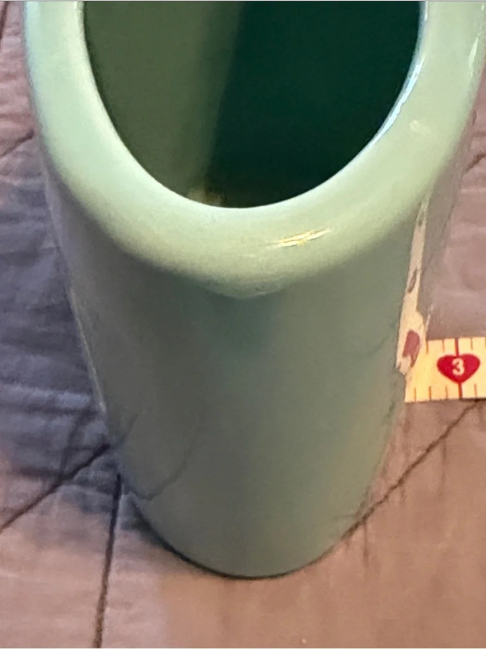 Ceramic Brushes Holder in Light Teal by Rae dun